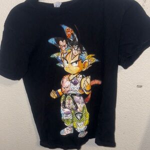 Port and Company Black Short Sleeve Tee Anime Design